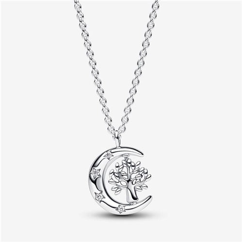 Pandora Moon & Spinning Tree of Life Pendant