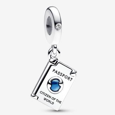 Openable Passport Dangle Charm