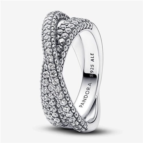 Pandora Timeless Crossover Dual Band Ring