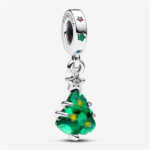 Pandora Sparkling Christmas Tree Dangle Charm