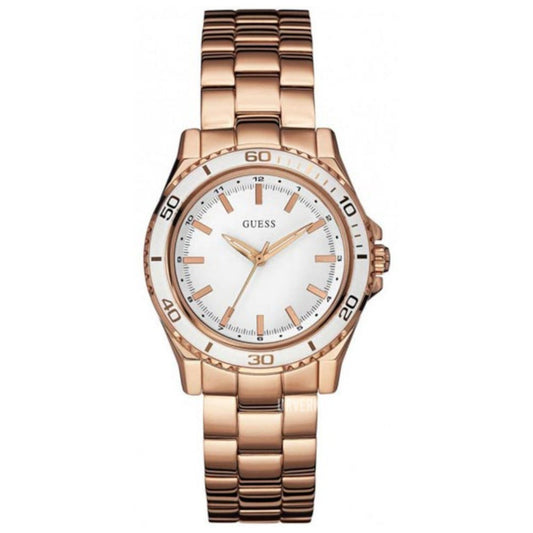 Guess 36MM Rose Plated Stainless Steel W0557L2