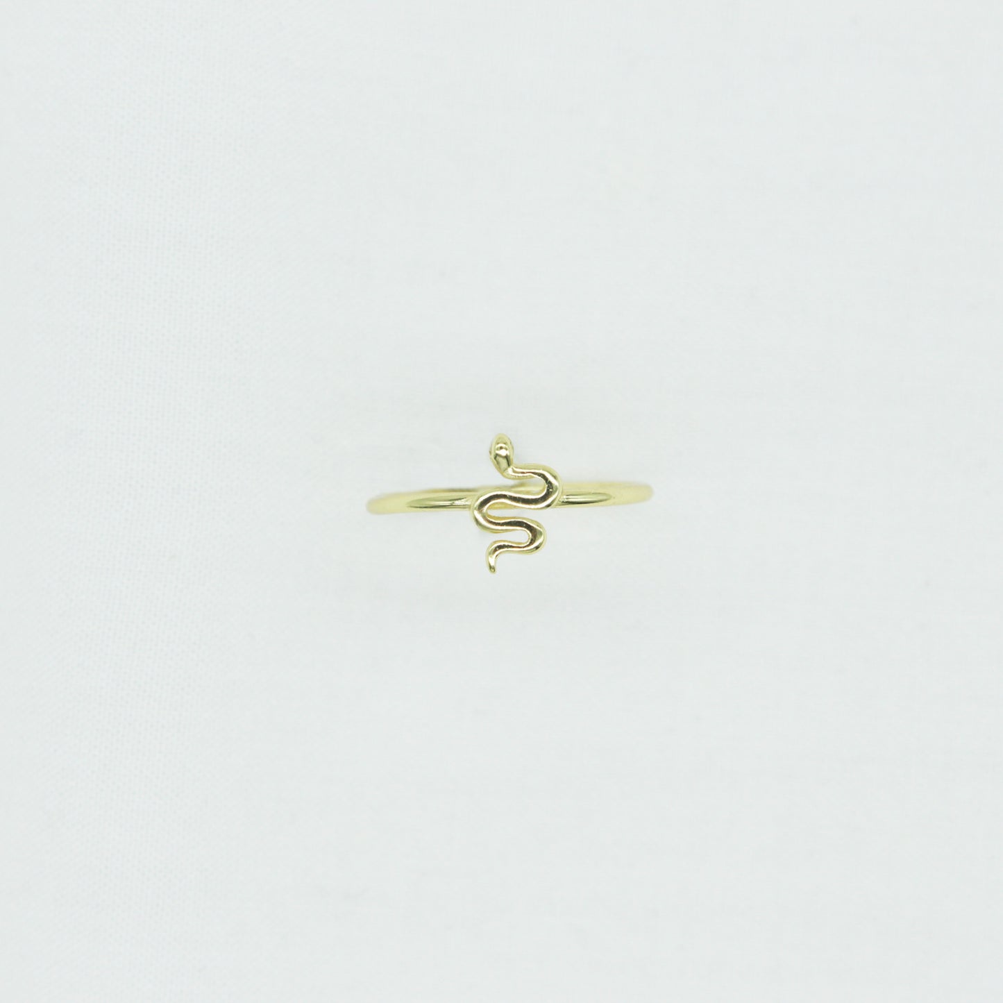 Dainty Snake Ring in Gold Plated