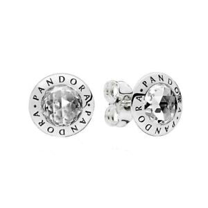 Pandora Logo Studs Earring