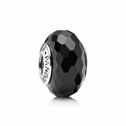 Fascinating Black Glass Charm