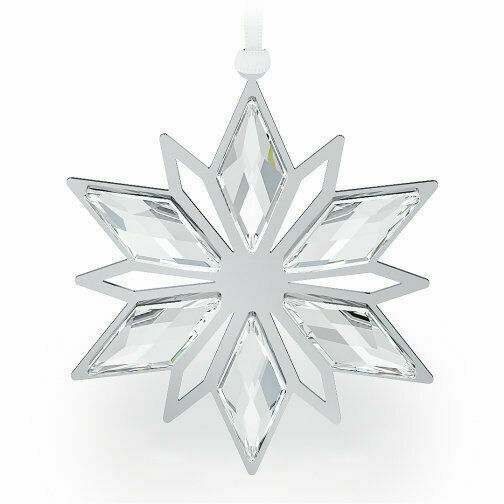 Swarovski Silver Star Ornament